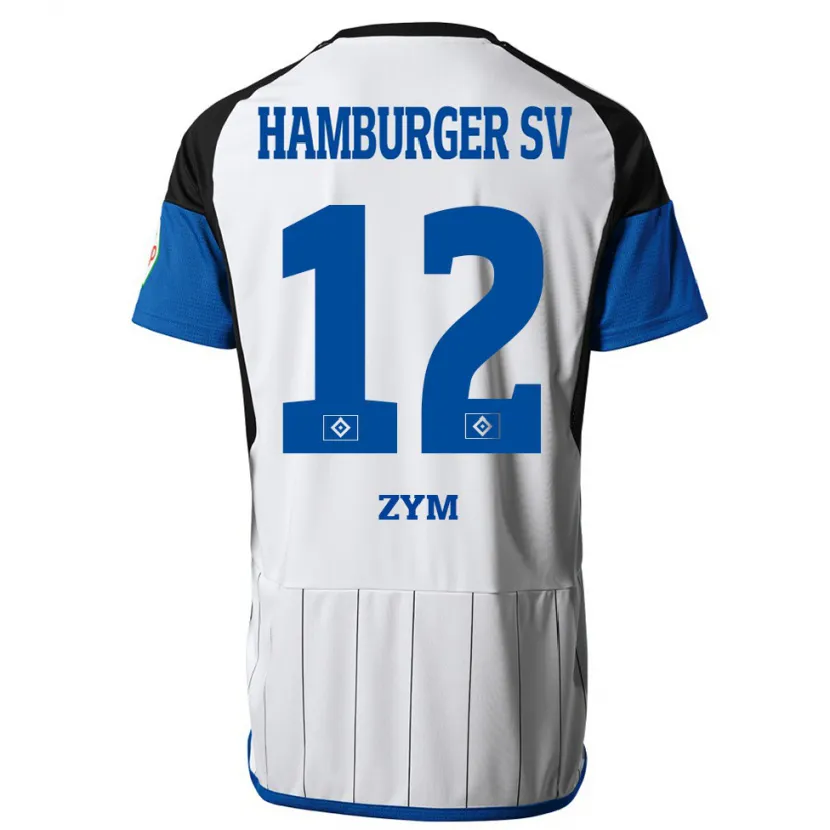 Danxen Hombre Camiseta Marcel Zym #12 Blanco 1ª Equipación 2023/24 La Camisa