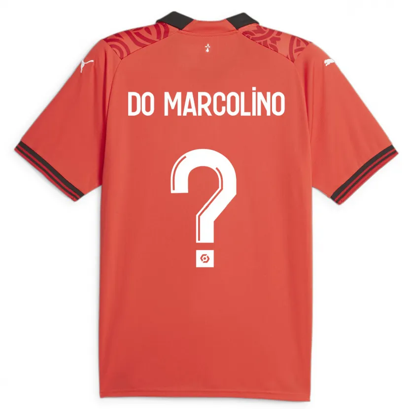 Danxen Hombre Camiseta Arsène Do Marcolino #0 Rojo 1ª Equipación 2023/24 La Camisa