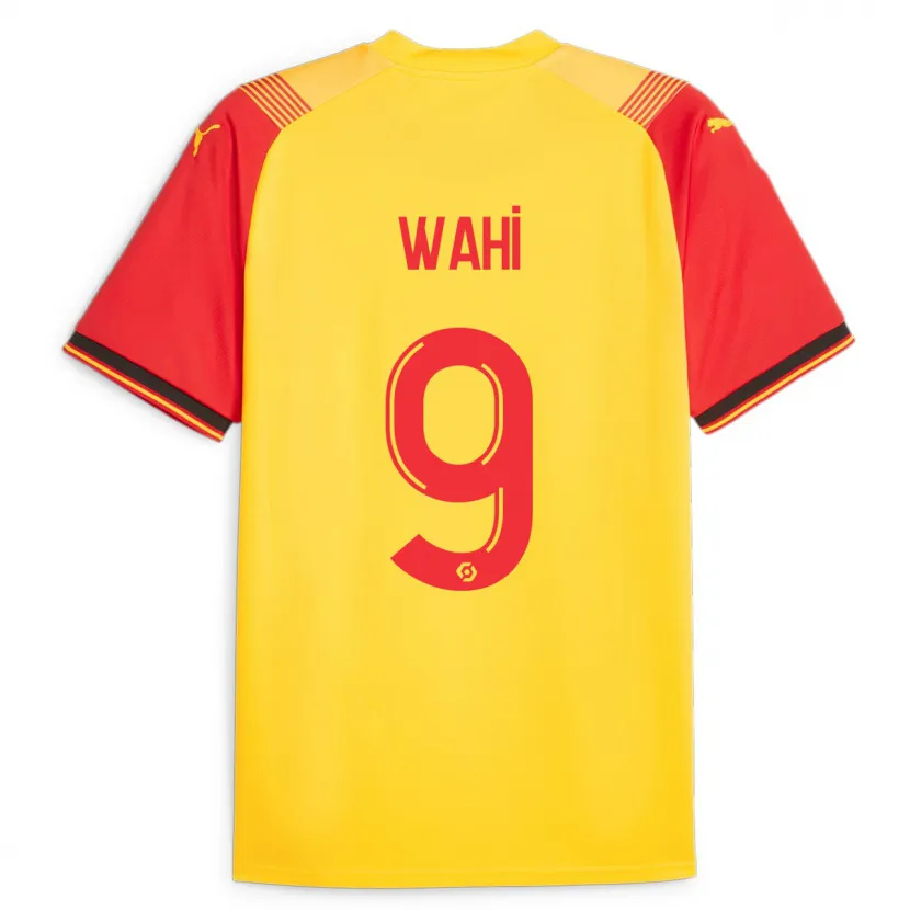 Danxen Hombre Camiseta Elye Wahi #9 Amarillo 1ª Equipación 2023/24 La Camisa