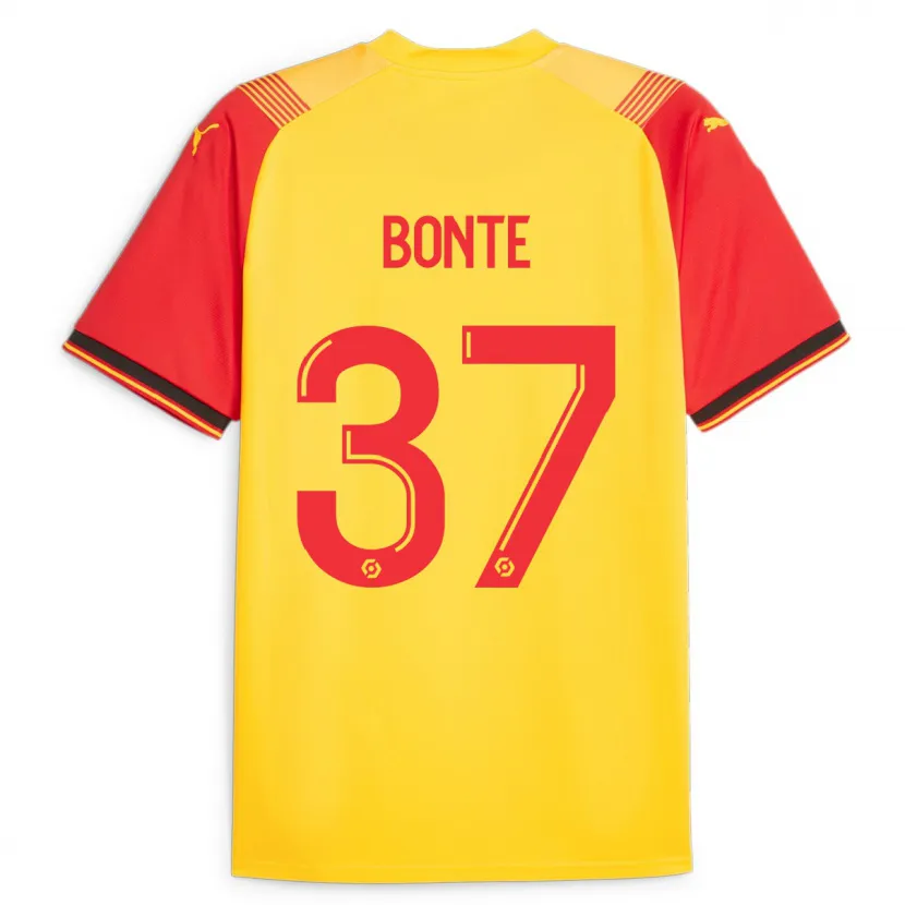 Danxen Hombre Camiseta Nolan Bonte #37 Amarillo 1ª Equipación 2023/24 La Camisa