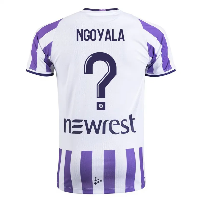 Danxen Hombre Camiseta Frédéric Efuele Ngoyala #0 Blanco 1ª Equipación 2023/24 La Camisa