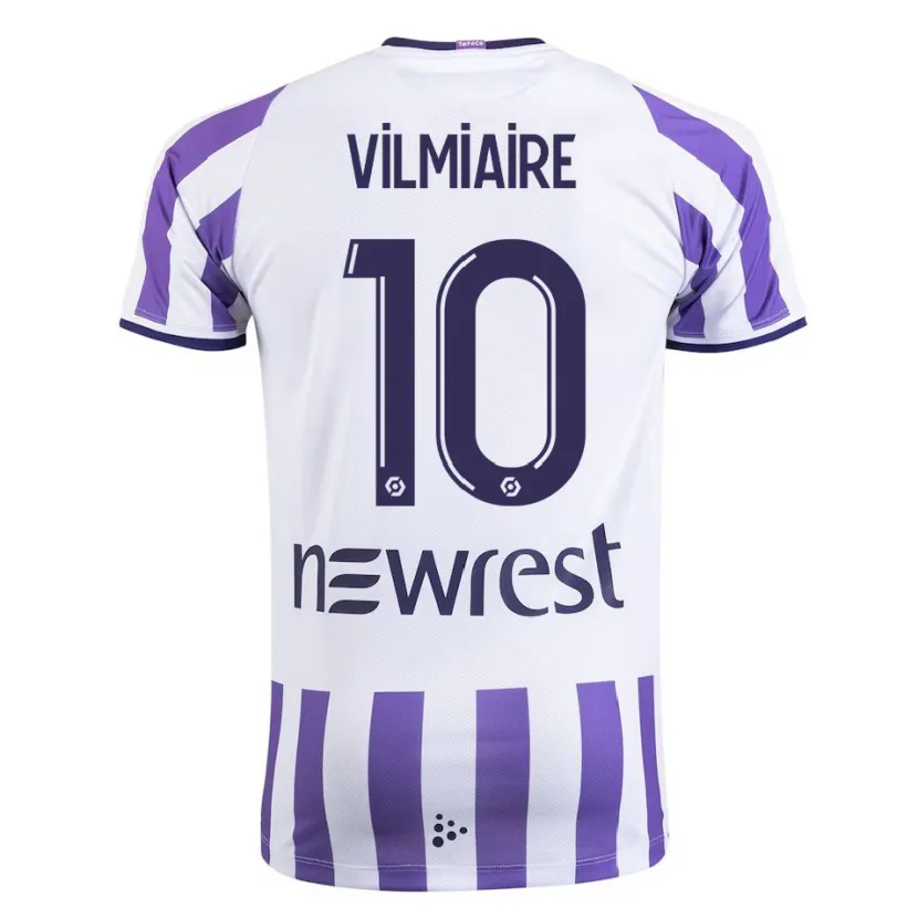 Danxen Hombre Camiseta Kelly Vilmiaire #10 Blanco 1ª Equipación 2023/24 La Camisa