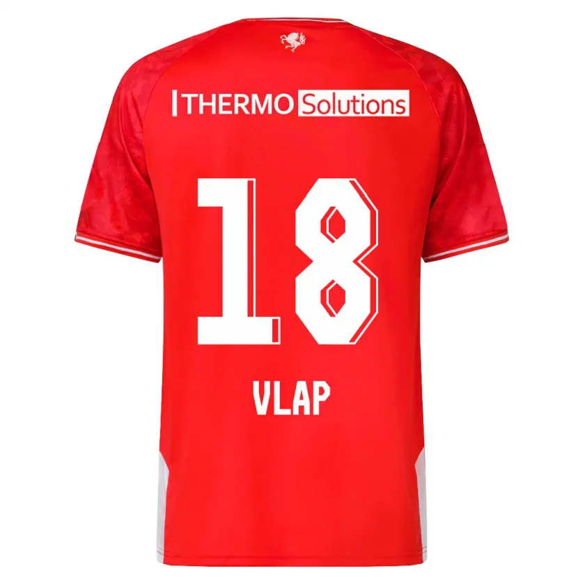 Danxen Hombre Camiseta Michel Vlap #18 Rojo 1ª Equipación 2023/24 La Camisa