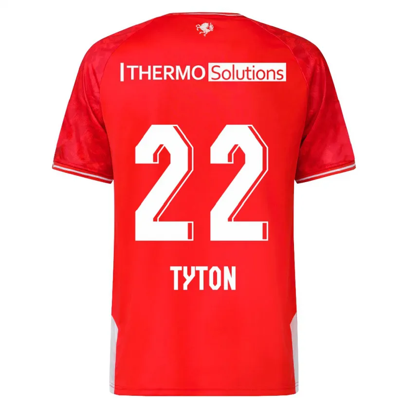 Danxen Hombre Camiseta Przemyslaw Tyton #22 Rojo 1ª Equipación 2023/24 La Camisa