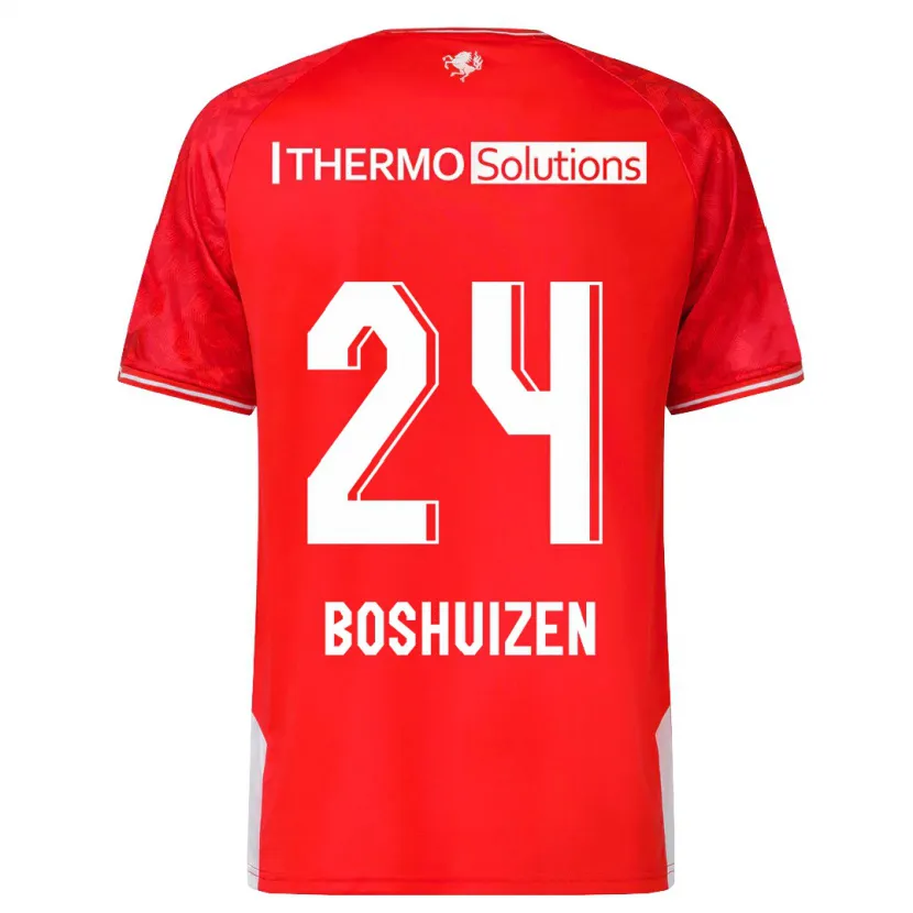 Danxen Hombre Camiseta Annouk Boshuizen #24 Rojo 1ª Equipación 2023/24 La Camisa