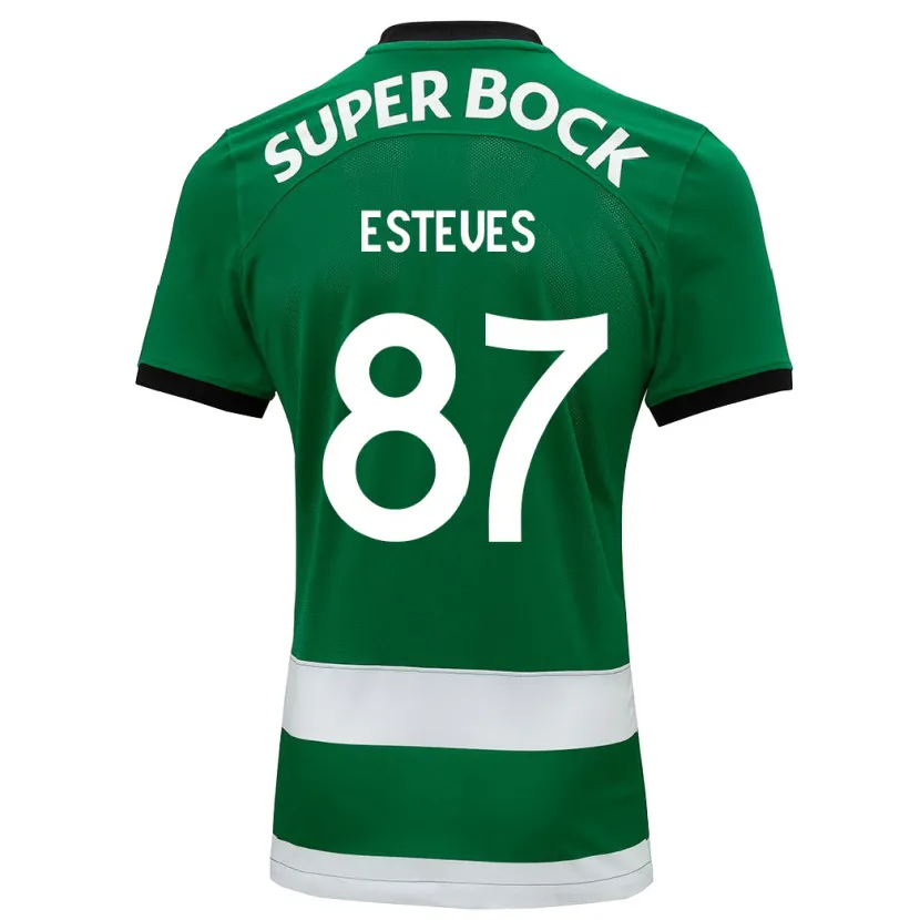 Danxen Hombre Camiseta Gonçalo Esteves #87 Verde 1ª Equipación 2023/24 La Camisa