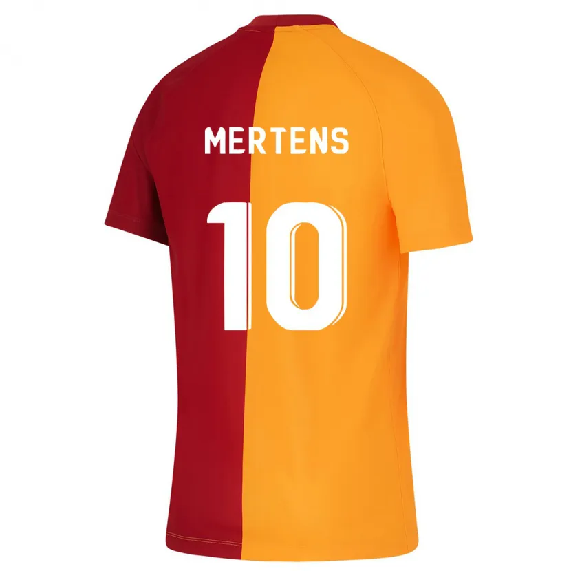 Danxen Hombre Camiseta Dries Mertens #10 Naranja 1ª Equipación 2023/24 La Camisa