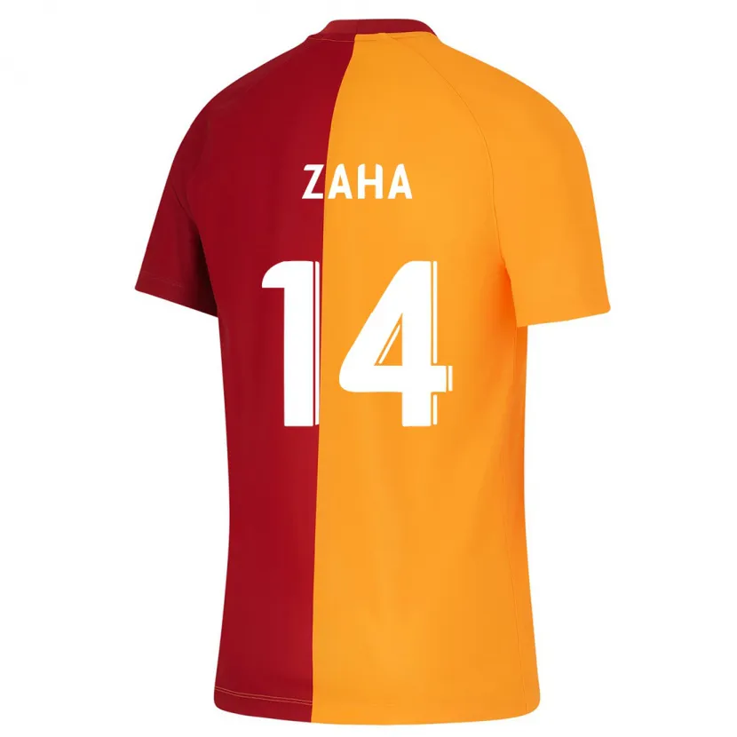 Danxen Hombre Camiseta Wilfried Zaha #14 Naranja 1ª Equipación 2023/24 La Camisa