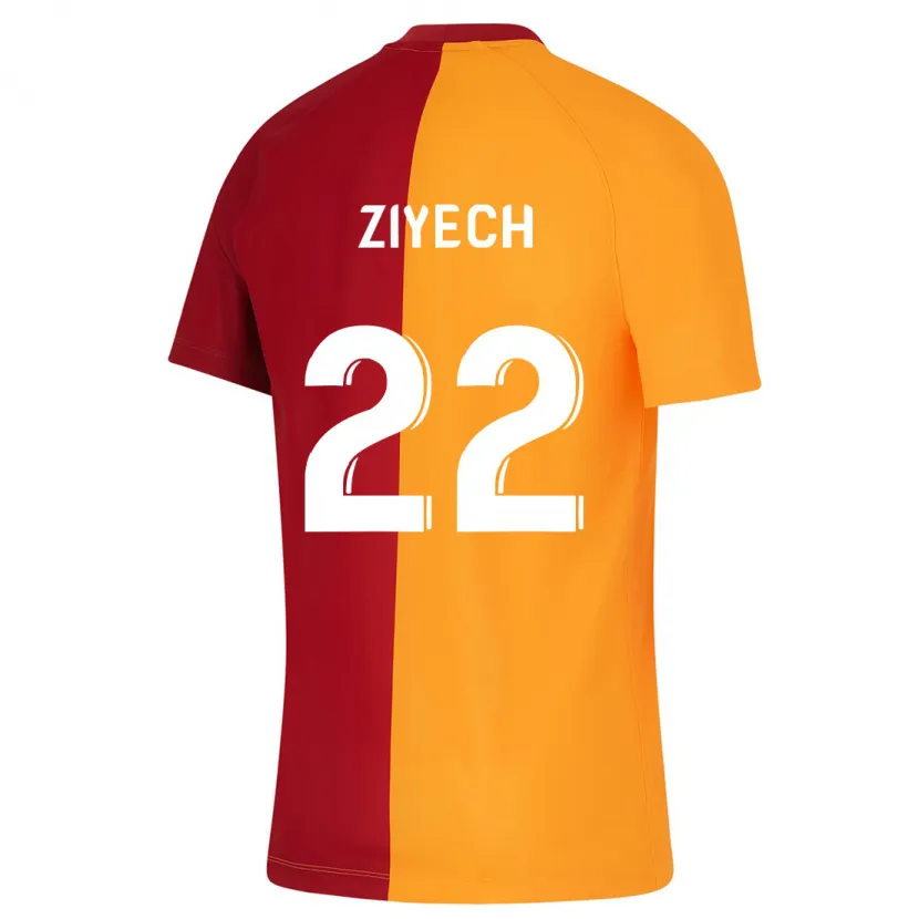 Danxen Hombre Camiseta Hakim Ziyech #22 Naranja 1ª Equipación 2023/24 La Camisa