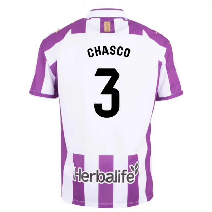 Danxen Hombre Camiseta Raúl Chasco #3 Morado 1ª Equipación 2023/24 La Camisa