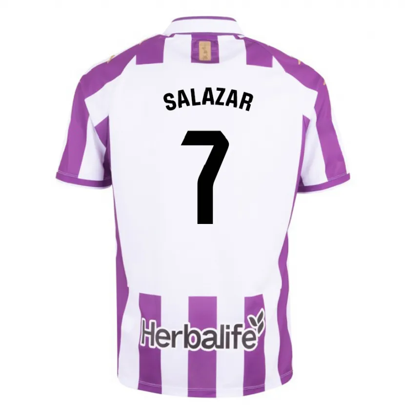 Danxen Hombre Camiseta Israel Salazar #7 Morado 1ª Equipación 2023/24 La Camisa