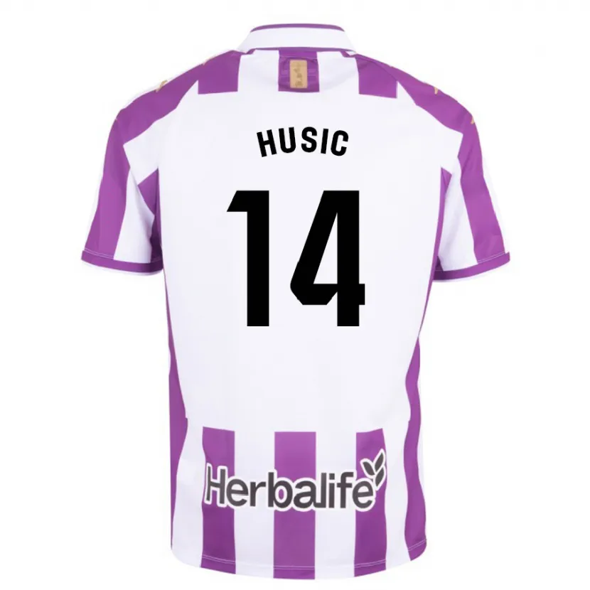 Danxen Hombre Camiseta Salih Husic #14 Morado 1ª Equipación 2023/24 La Camisa