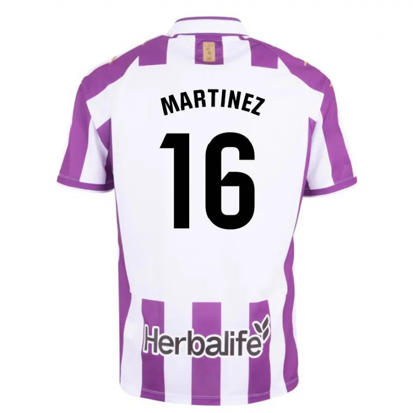 Danxen Hombre Camiseta Jesús Martínez #16 Morado 1ª Equipación 2023/24 La Camisa