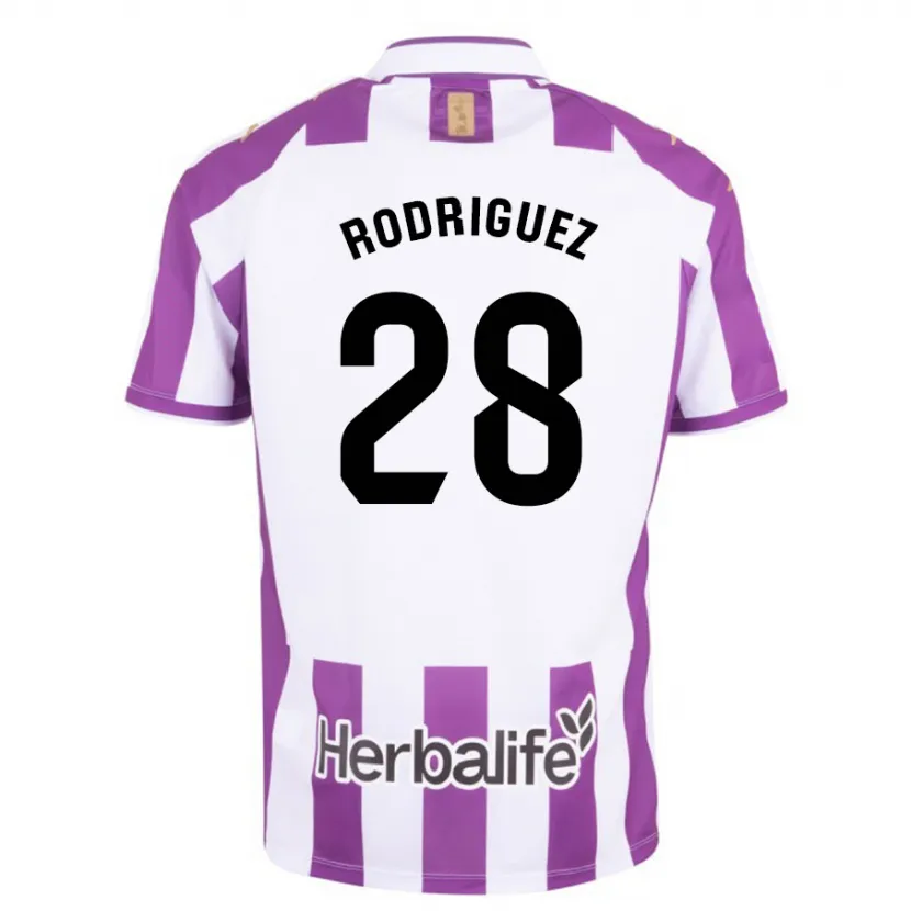 Danxen Hombre Camiseta Yago Rodríguez #28 Morado 1ª Equipación 2023/24 La Camisa