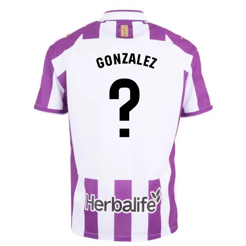 Danxen Hombre Camiseta Santi González #0 Morado 1ª Equipación 2023/24 La Camisa