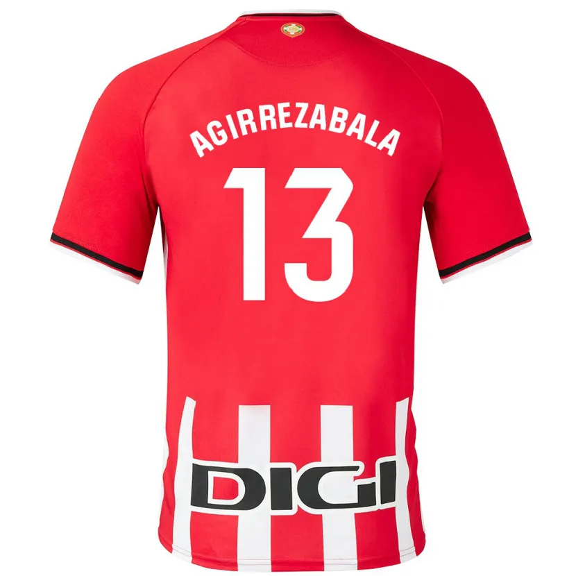 Danxen Hombre Camiseta Julen Agirrezabala #13 Rojo 1ª Equipación 2023/24 La Camisa