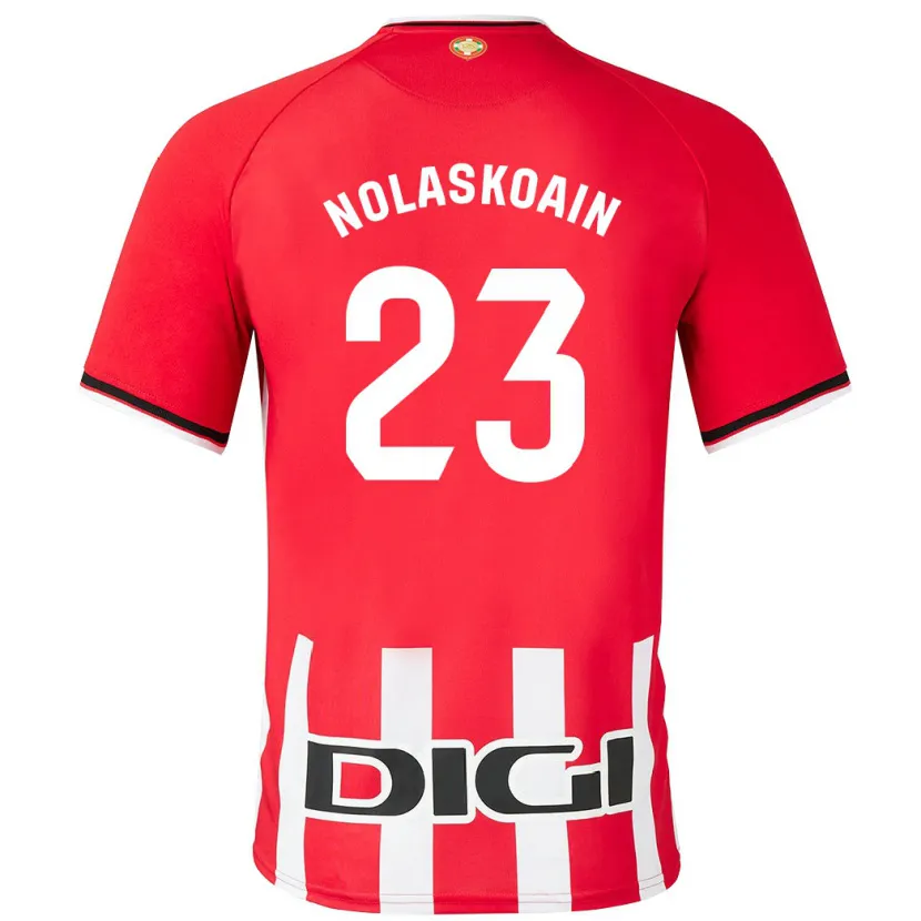 Danxen Hombre Camiseta Peru Nolaskoain #23 Rojo 1ª Equipación 2023/24 La Camisa