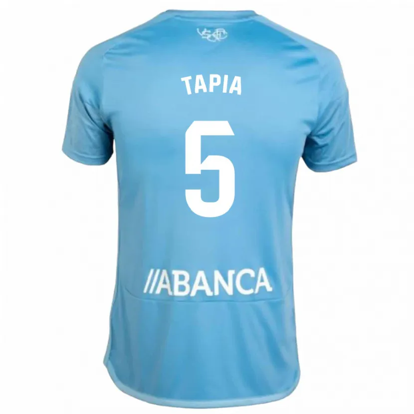 Danxen Hombre Camiseta Renato Tapia #5 Azul 1ª Equipación 2023/24 La Camisa