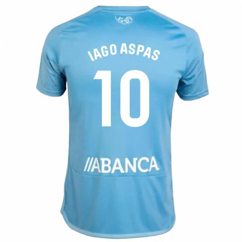 Danxen Hombre Camiseta Iago Aspas #10 Azul 1ª Equipación 2023/24 La Camisa