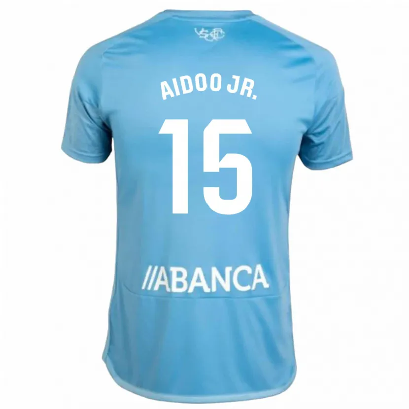 Danxen Hombre Camiseta Joseph Aidoo #15 Azul 1ª Equipación 2023/24 La Camisa