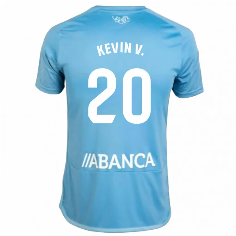 Danxen Hombre Camiseta Kevin Vázquez #20 Azul 1ª Equipación 2023/24 La Camisa