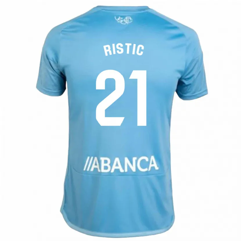 Danxen Hombre Camiseta Mihailo Ristic #21 Azul 1ª Equipación 2023/24 La Camisa