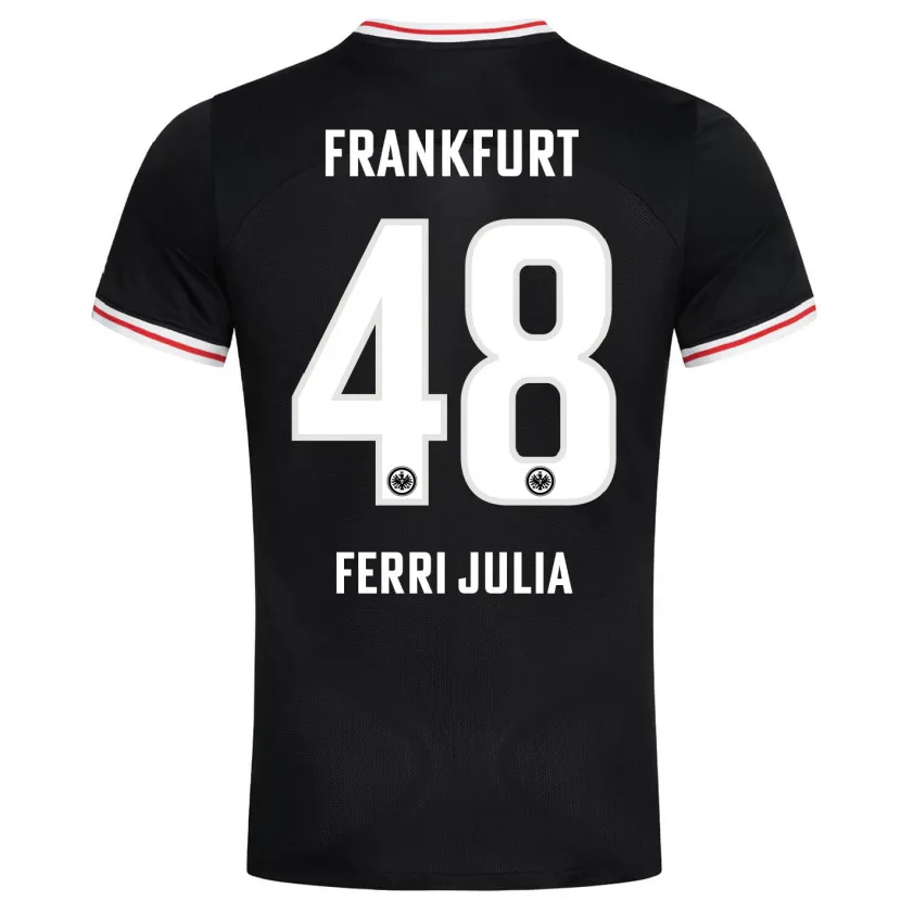 Danxen Hombre Camiseta Nacho Ferri #48 Negro 2ª Equipación 2023/24 La Camisa