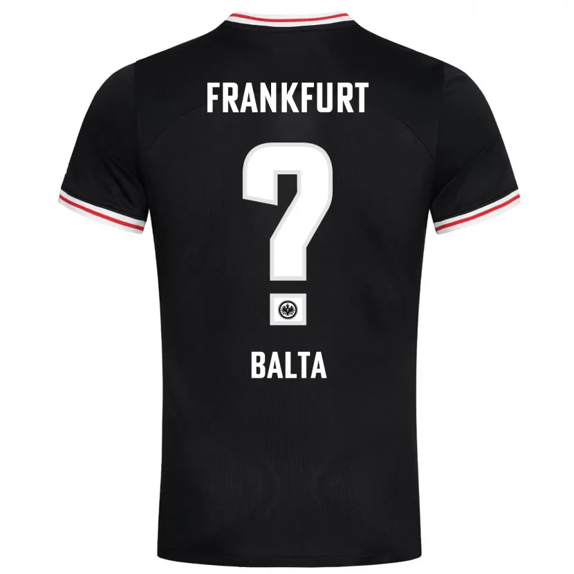 Danxen Hombre Camiseta Sahin Balta #0 Negro 2ª Equipación 2023/24 La Camisa