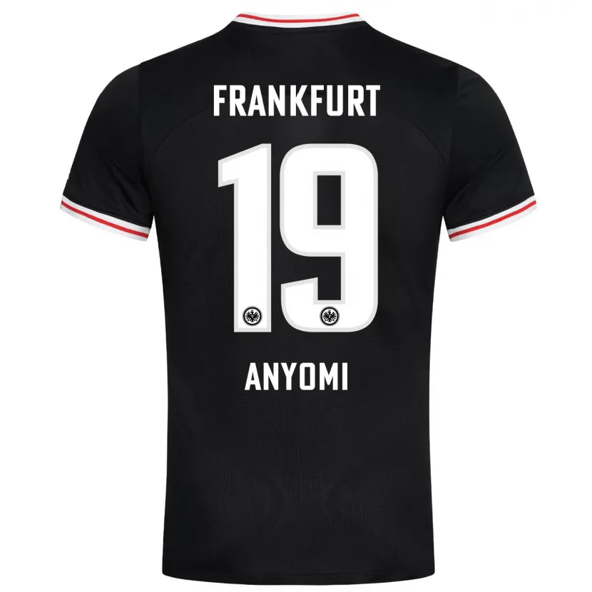 Danxen Hombre Camiseta Nicole Anyomi #19 Negro 2ª Equipación 2023/24 La Camisa