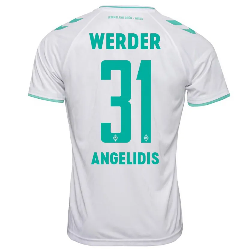 Danxen Hombre Camiseta Spyros Angelidis #31 Blanco 2ª Equipación 2023/24 La Camisa