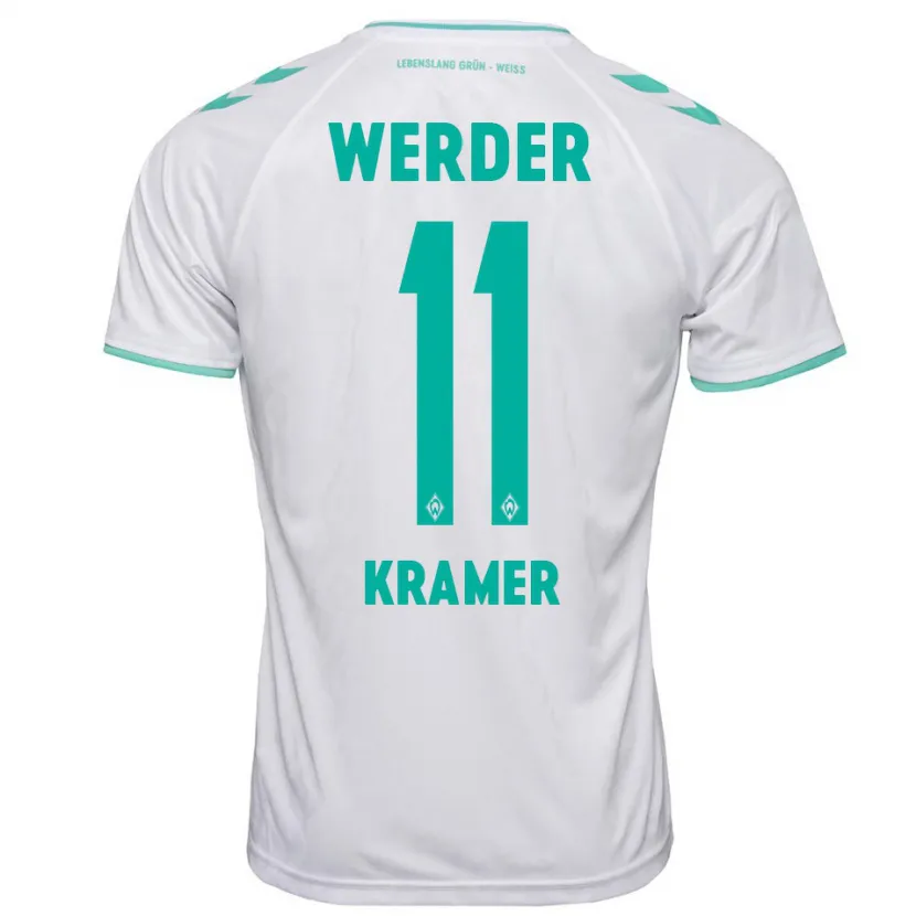 Danxen Hombre Camiseta Levi-Marinus Kramer #11 Blanco 2ª Equipación 2023/24 La Camisa