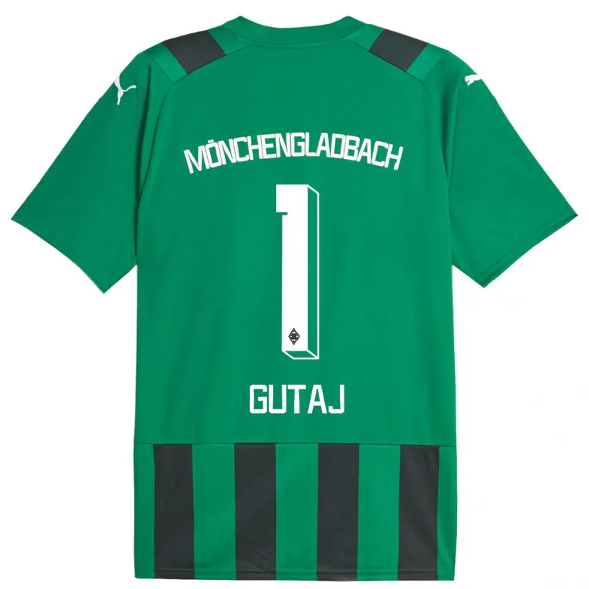 Danxen Hombre Camiseta Lindsay Gutaj #1 Verde Negro 2ª Equipación 2023/24 La Camisa