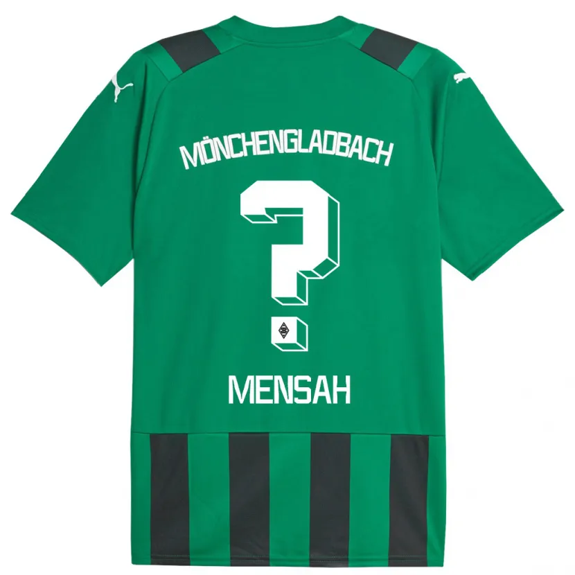 Danxen Hombre Camiseta Franklin Opoku-Mensah #0 Verde Negro 2ª Equipación 2023/24 La Camisa