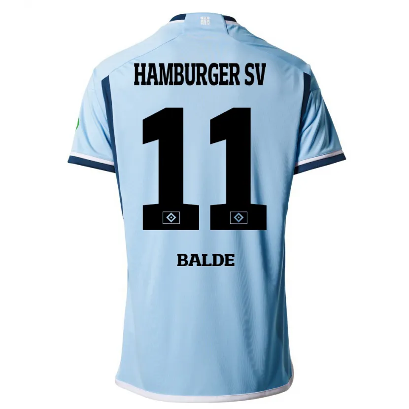 Danxen Hombre Camiseta Fabio Baldé #11 Azul 2ª Equipación 2023/24 La Camisa