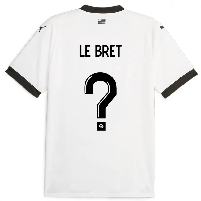 Danxen Hombre Camiseta Noah Le Bret #0 Blanco 2ª Equipación 2023/24 La Camisa