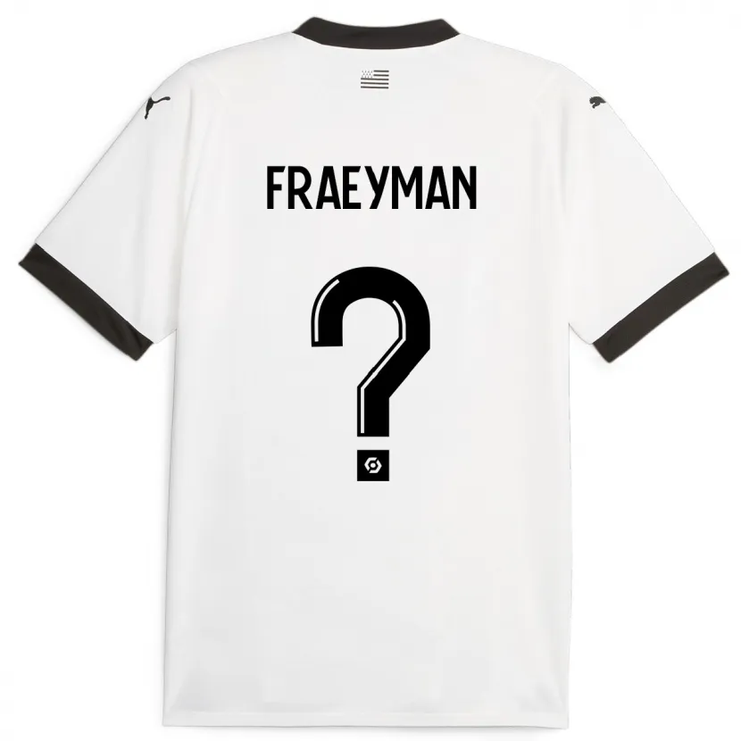 Danxen Hombre Camiseta Dorian Fraeyman #0 Blanco 2ª Equipación 2023/24 La Camisa