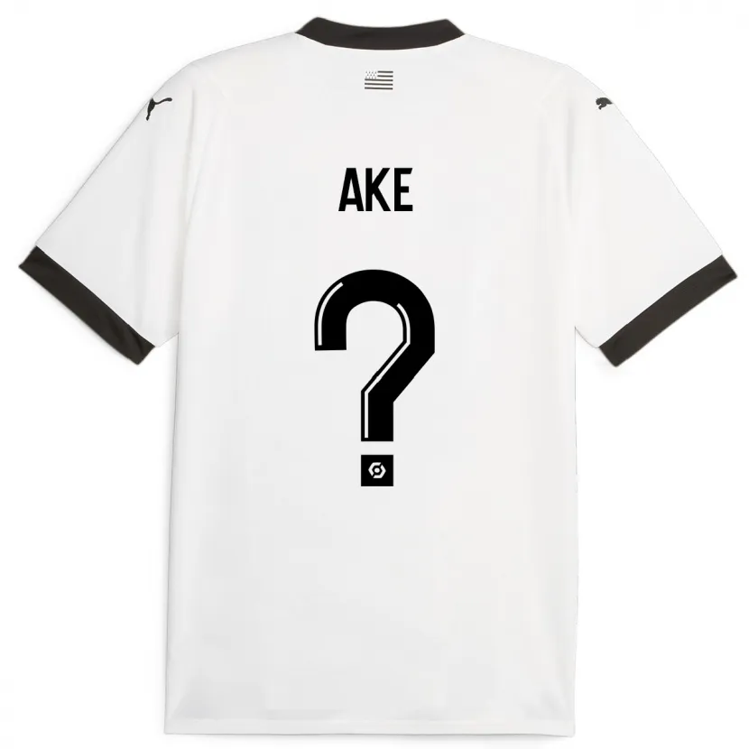 Danxen Hombre Camiseta Junior Ake #0 Blanco 2ª Equipación 2023/24 La Camisa