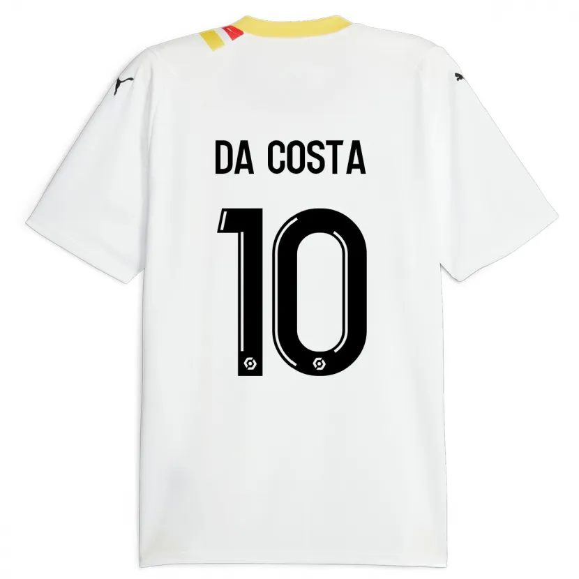 Danxen Hombre Camiseta David Pereira Da Costa #10 Negro 2ª Equipación 2023/24 La Camisa