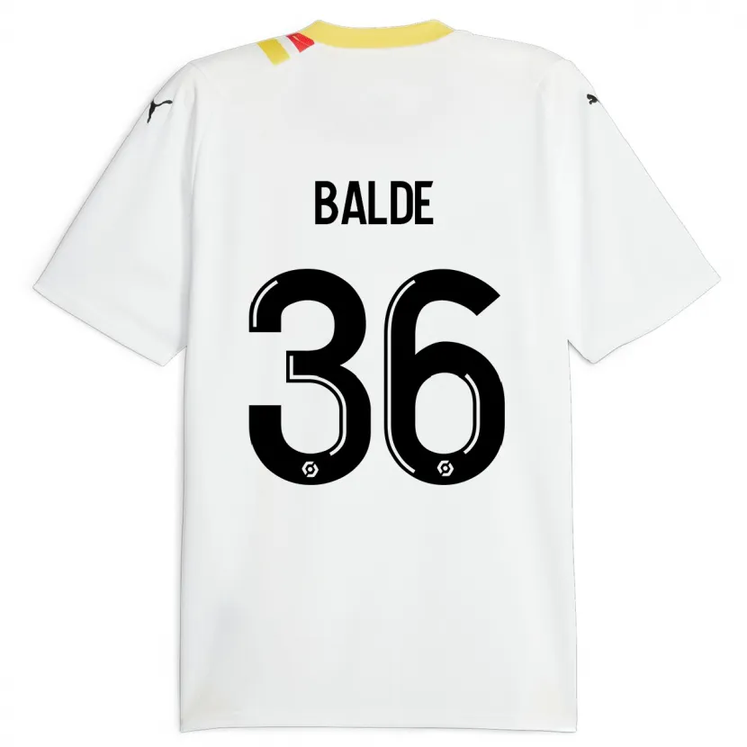 Danxen Hombre Camiseta Ibrahima Baldé #36 Negro 2ª Equipación 2023/24 La Camisa