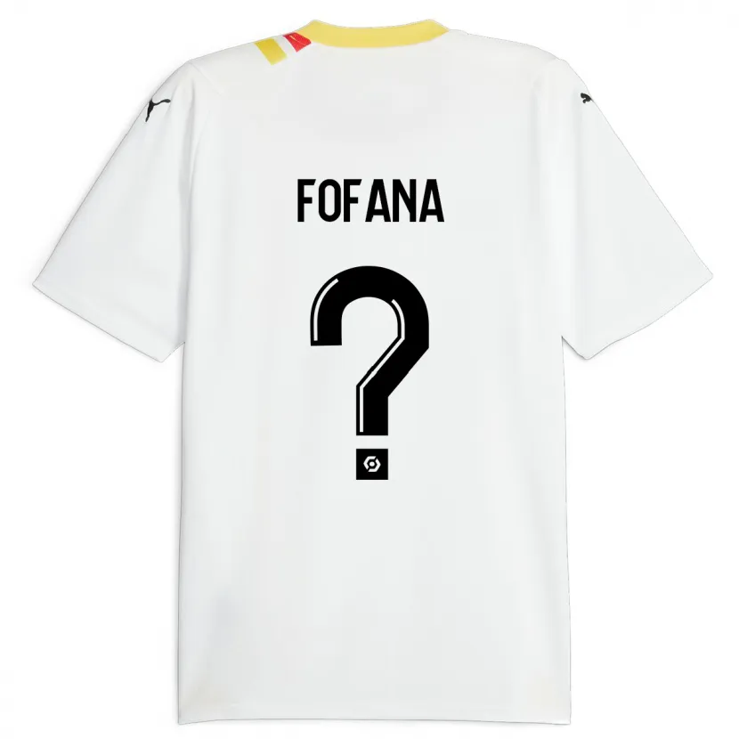 Danxen Hombre Camiseta Rayan Fofana #0 Negro 2ª Equipación 2023/24 La Camisa