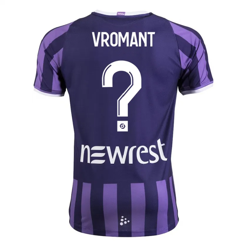 Danxen Hombre Camiseta Todd Vromant #0 Morado 2ª Equipación 2023/24 La Camisa