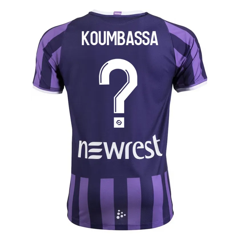 Danxen Hombre Camiseta Seny Koumbassa #0 Morado 2ª Equipación 2023/24 La Camisa