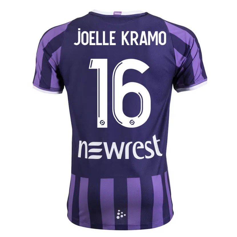 Danxen Hombre Camiseta Marie Joelle Kramo #16 Morado 2ª Equipación 2023/24 La Camisa