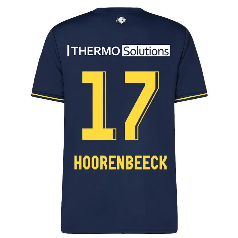 Danxen Hombre Camiseta Alec Van Hoorenbeeck #17 Armada 2ª Equipación 2023/24 La Camisa