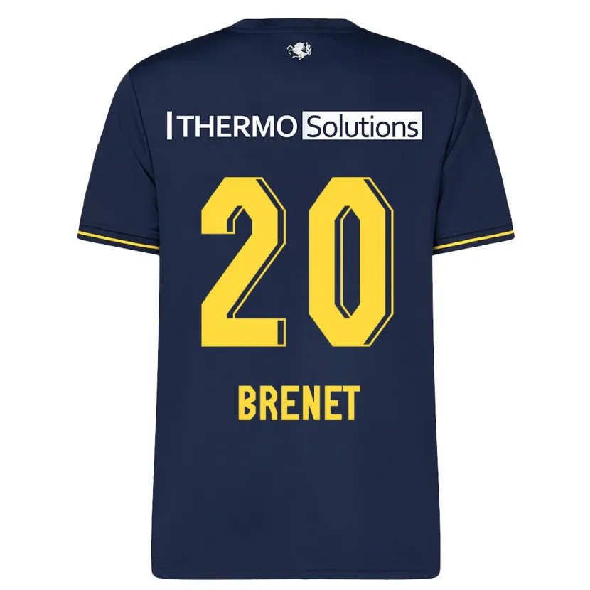 Danxen Hombre Camiseta Joshua Brenet #20 Armada 2ª Equipación 2023/24 La Camisa