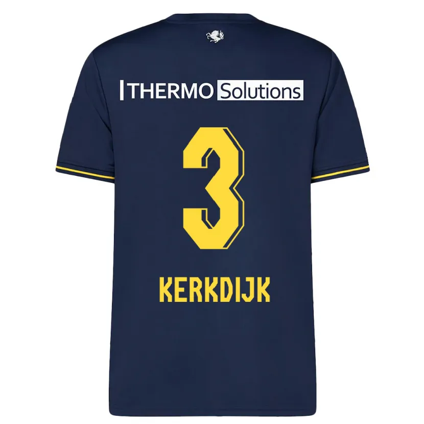 Danxen Hombre Camiseta Danique Kerkdijk #3 Armada 2ª Equipación 2023/24 La Camisa