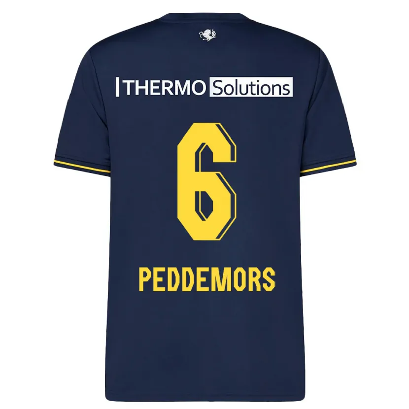 Danxen Hombre Camiseta Ella Peddemors #6 Armada 2ª Equipación 2023/24 La Camisa