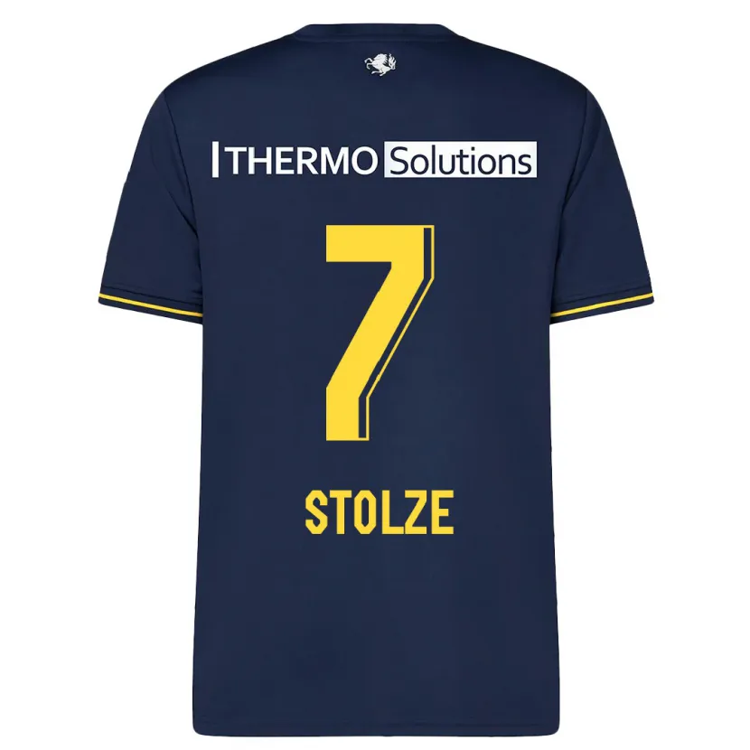 Danxen Hombre Camiseta Anna-Lena Stolze #7 Armada 2ª Equipación 2023/24 La Camisa