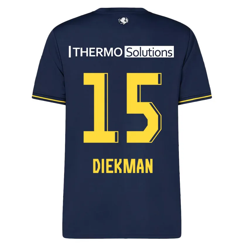 Danxen Hombre Camiseta Jill Diekman #15 Armada 2ª Equipación 2023/24 La Camisa