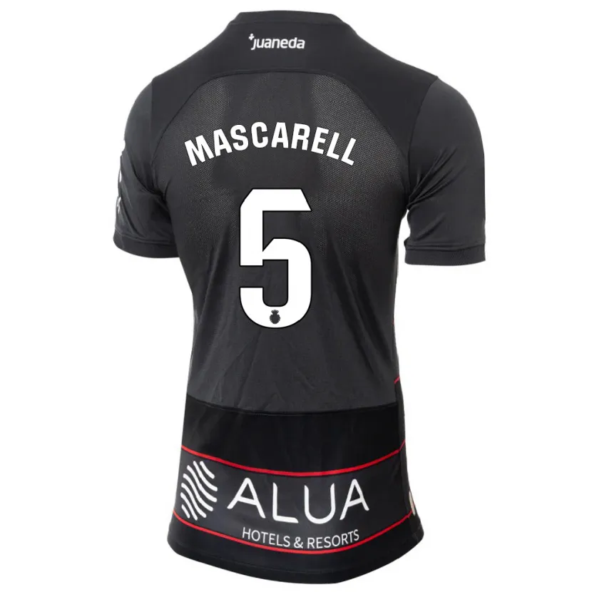 Danxen Hombre Camiseta Omar Mascarell #5 Negro 2ª Equipación 2023/24 La Camisa